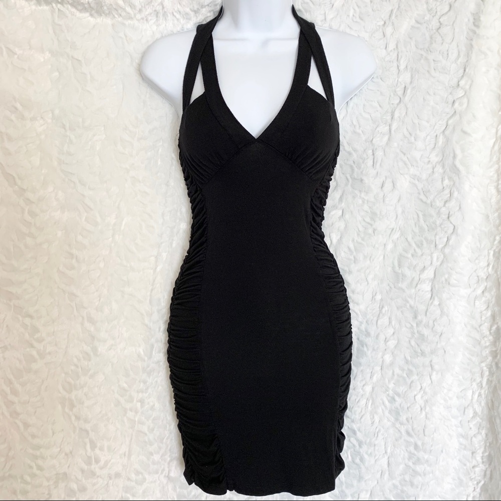 Black Form-fitting Dress. XS.